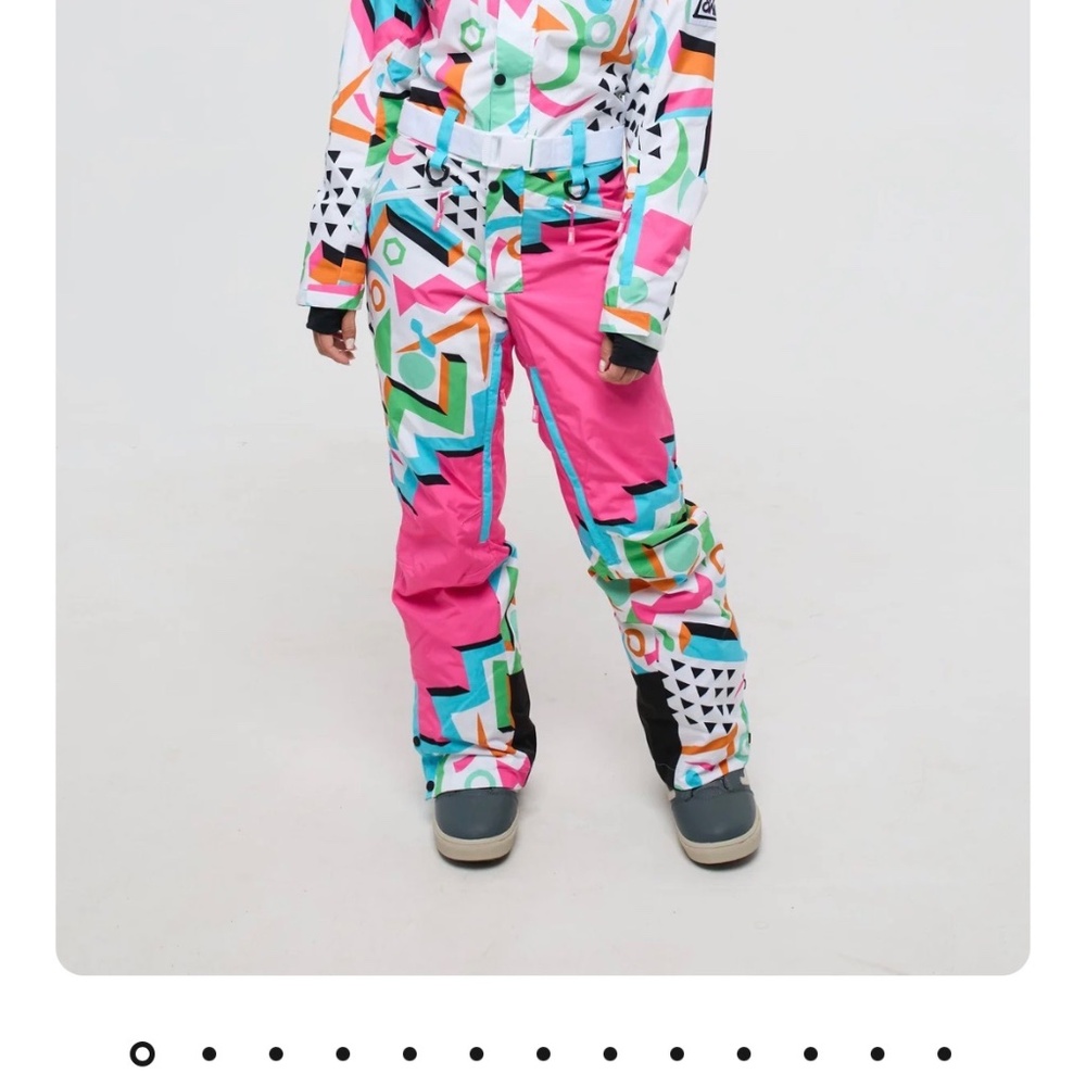 Flashy snowsuit